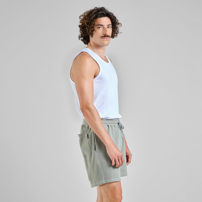 Shorts Essingen Waffle Iceberg Green Bild 2