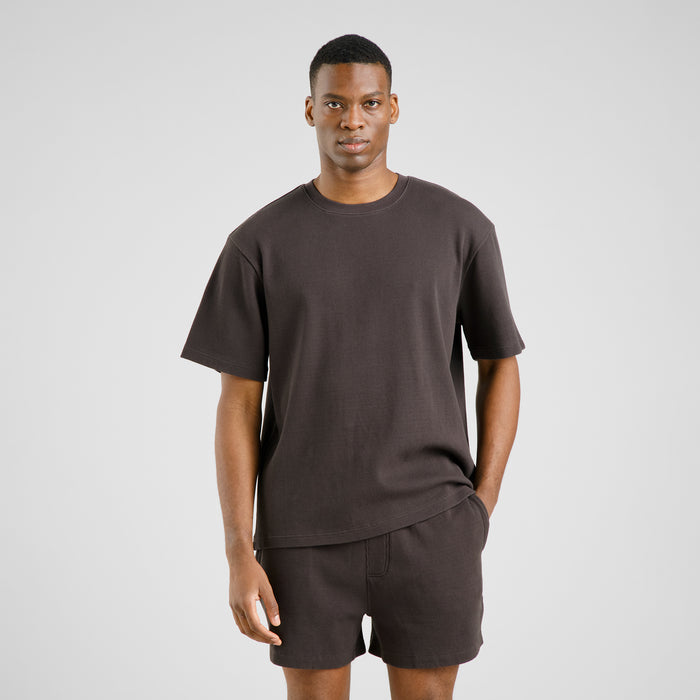 T-shirt Danviken Waffle Phantom Bild 1