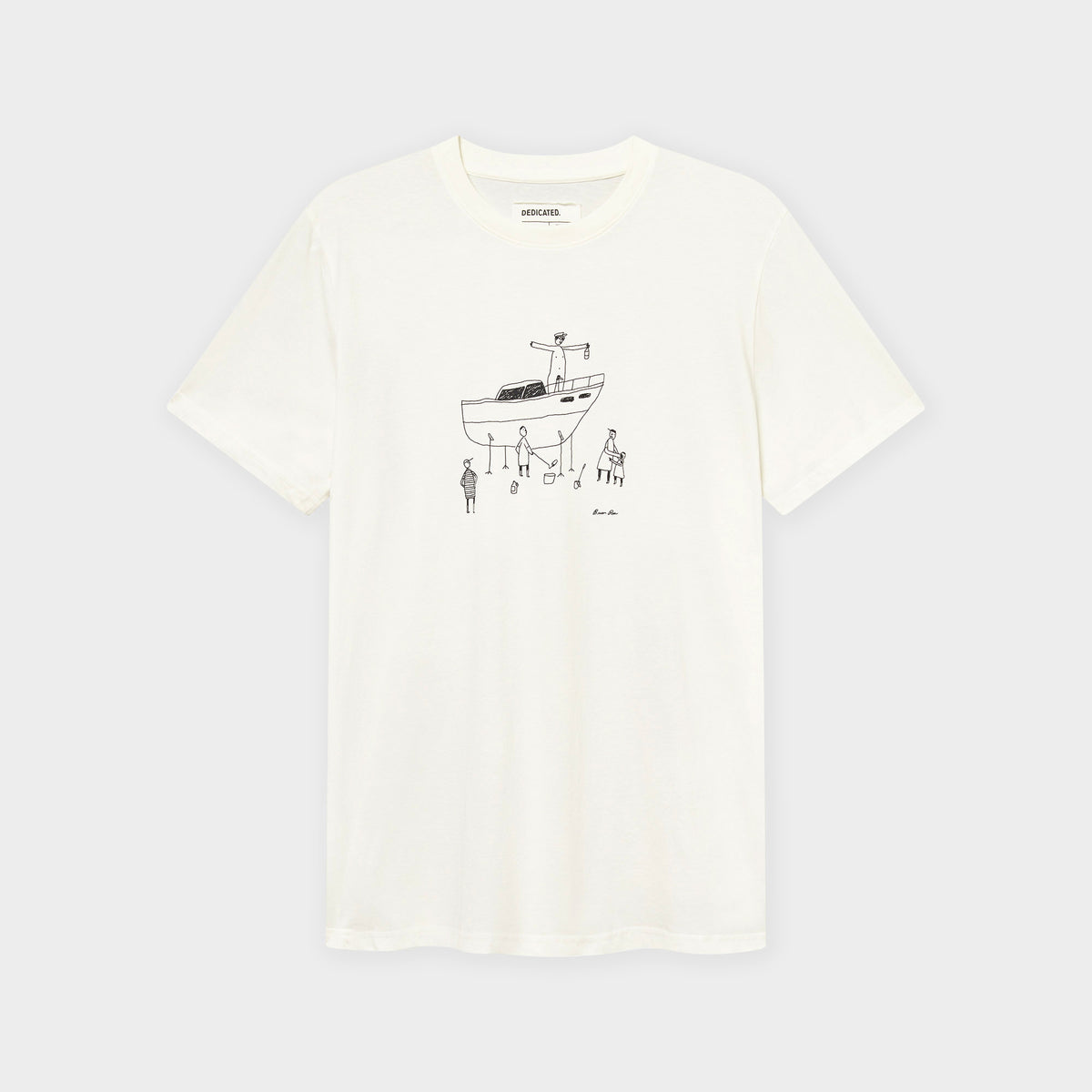 T-shirt Stockholm All Out Boat White Bild 1