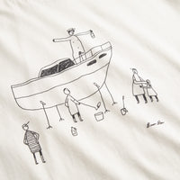 T-shirt Stockholm All Out Boat White Bild 2