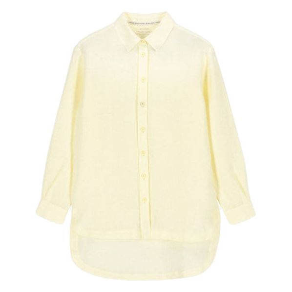 Magritte Shirt - Ecoalf - LIGHT YELLOW - Langarmhemd