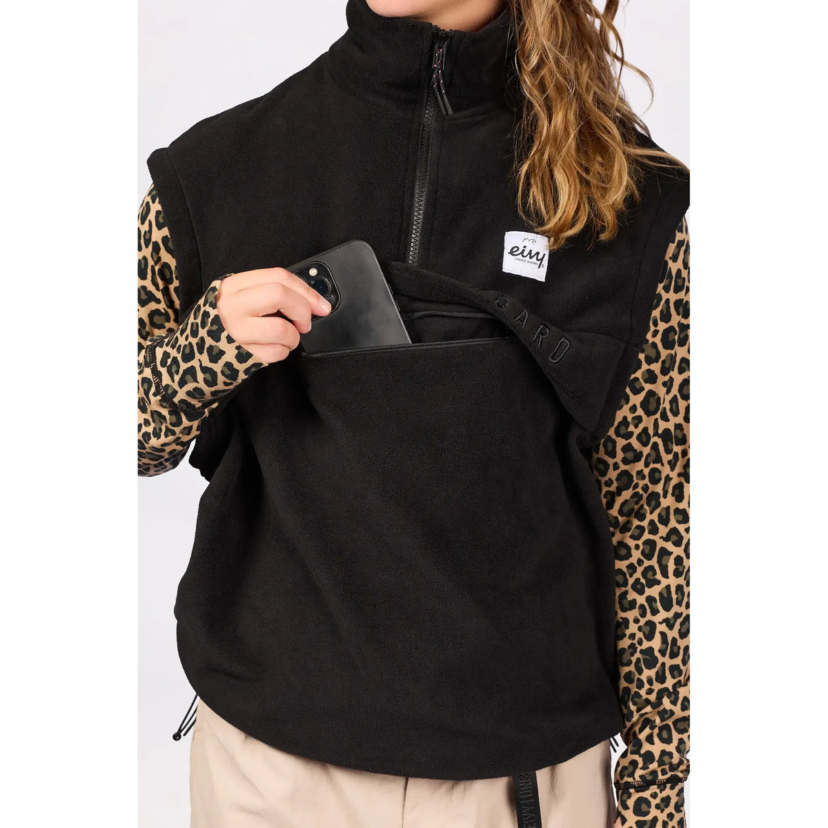 Ball Fleece Vest Black Bild 3