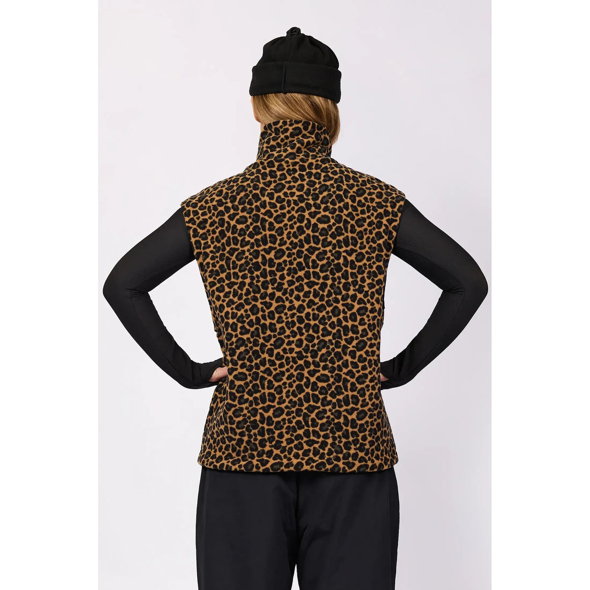 Ball Fleece Vest Leopard Bild 2