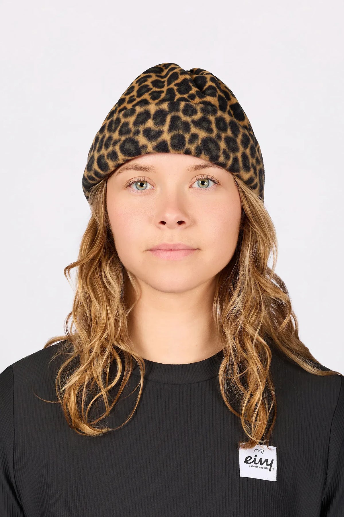 Beanie Fleece Neckwarmer Leopard Bild 2