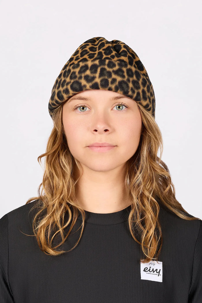 Beanie Fleece Neckwarmer Leopard Bild 2