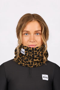 Beanie Sherpa Neckwarmer Leopard Bild 1