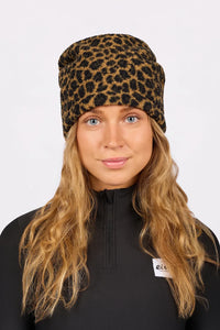 Beanie Sherpa Neckwarmer Leopard Bild 3