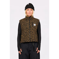 Boxy Sherpa Vest Leopard Bild 1