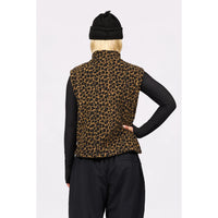 Boxy Sherpa Vest Leopard Bild 2