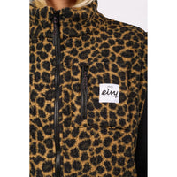 Boxy Sherpa Vest Leopard Bild 3
