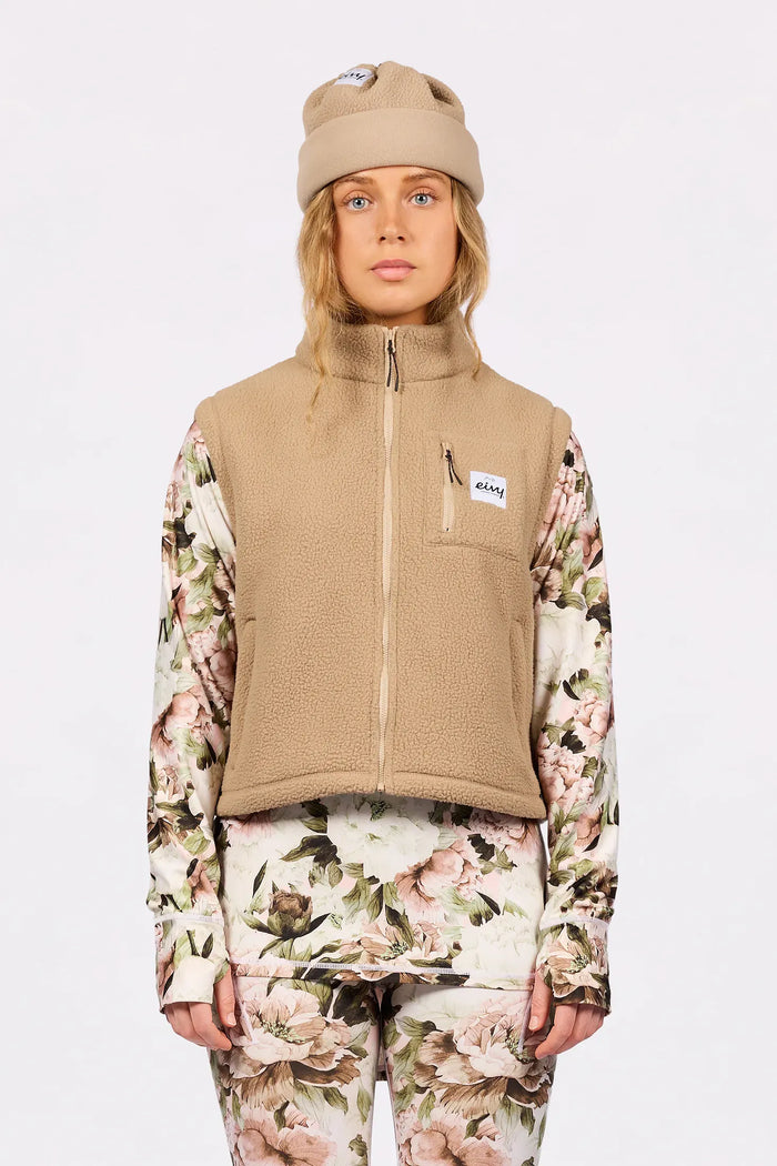 Boxy Sherpa Vest Sand Bild 1