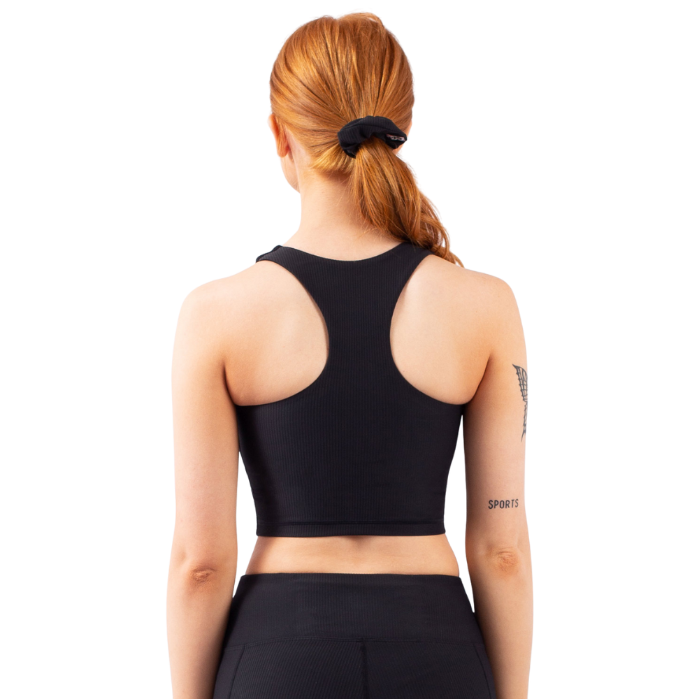 Cover Up Rib Top Black Bild 2