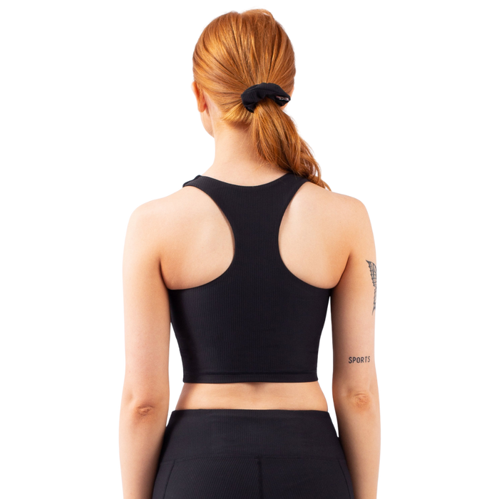 Cover Up Rib Top Black Bild 2