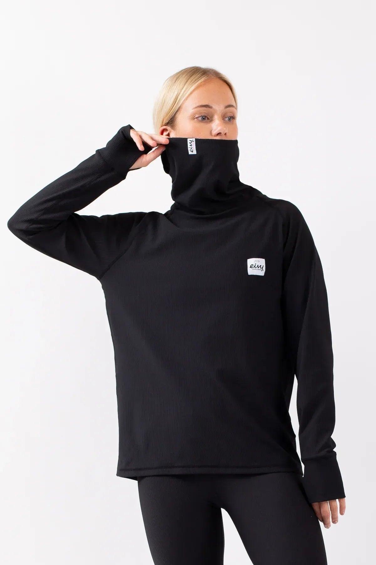 Icecold Loose Fit Rib Top Black Bild 1