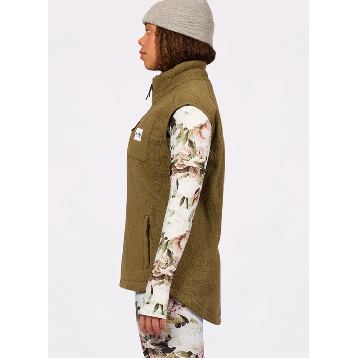 Lumberjackie Sherpa Vest Olive Bild 2