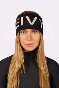 Throwback Knit Headband Black Bild 1
