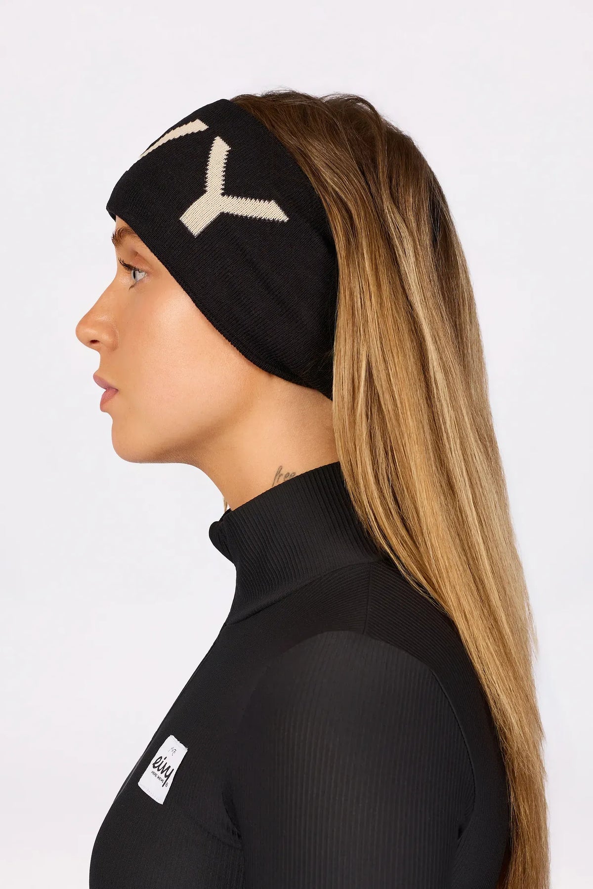 Throwback Knit Headband Black Bild 2