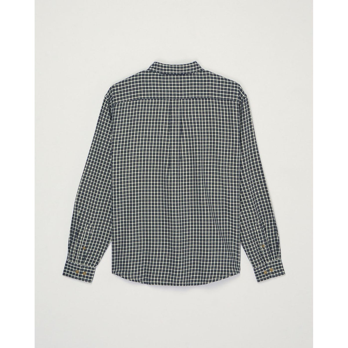 Button Down Regular Flannel Gingham Checks Bild 2