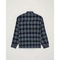 Fuzzy Check Zip Overshirt Brushed Plaid Dark S Bild 2