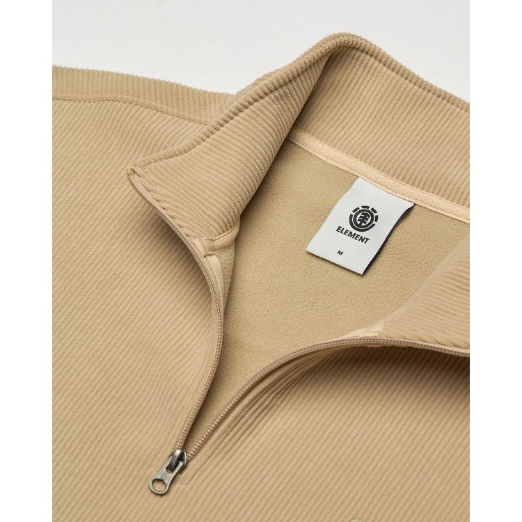 Lowcase Corduroy Quarter Zip Humus Bild 3