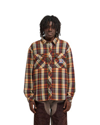 MXE Flanel Shirt Flame Hueco Plaid Bild 1