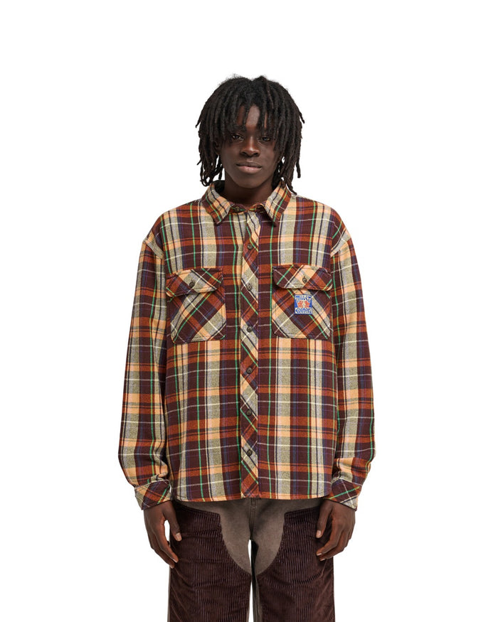 MXE Flanel Shirt Flame Hueco Plaid Bild 1
