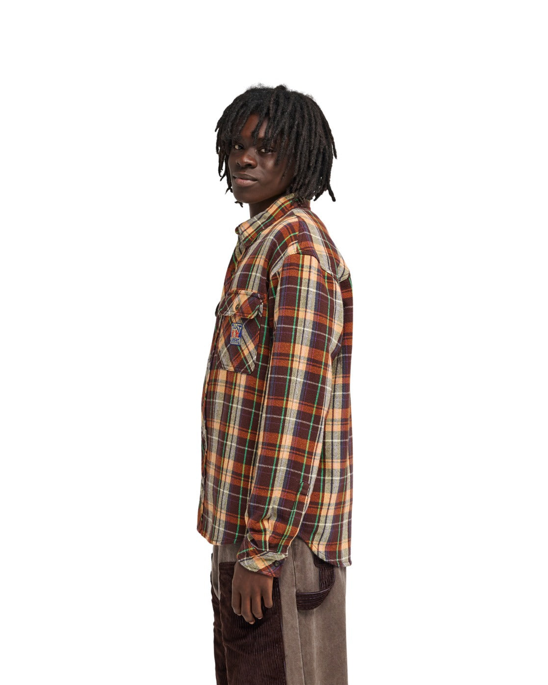 MXE Flanel Shirt Flame Hueco Plaid Bild 3
