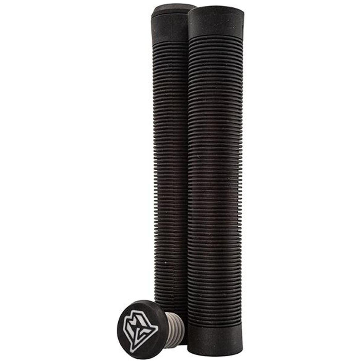 Flangeless TPR Grind Grips m. Bar E schwarz (solid) Bild 1