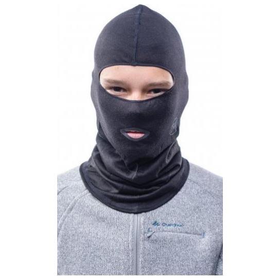 LIGHTWEIGHT MERINO WOOL BALACLAVA SOLID BLACK Bild 2