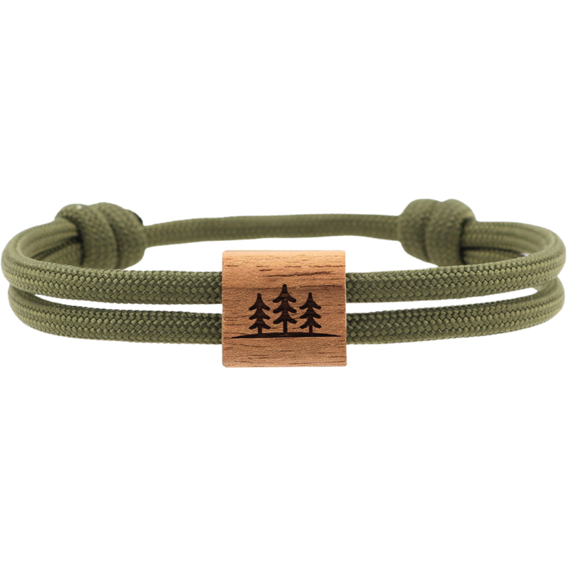 Eydl - Kona Bäume - N-Olivgrün - Armband