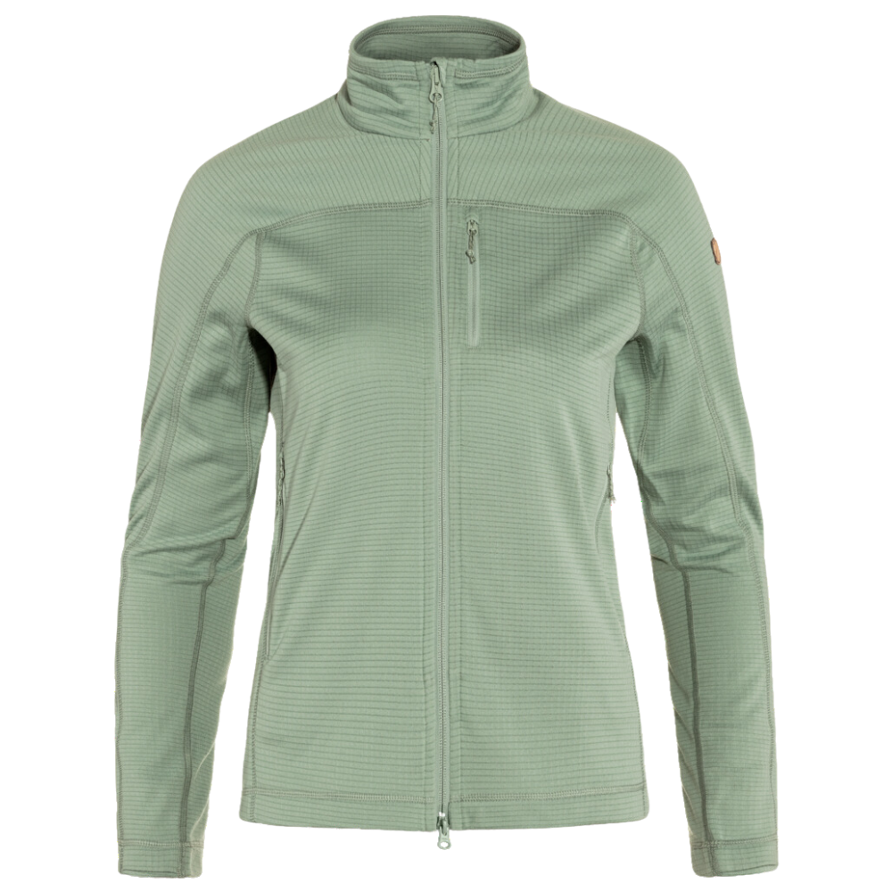 Abisko Lite Fleece Jacket W Misty Green Bild 1