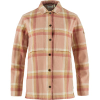Singi Flannel Overshirt W Chalk Rose-Dusty Ros Bild 1