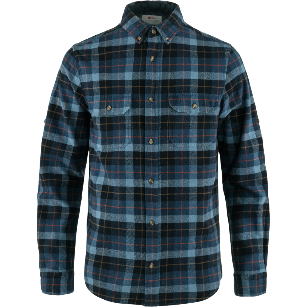 Singi Heavy Flannel Shirt M Dark Navy-Indigo Blu Bild 1