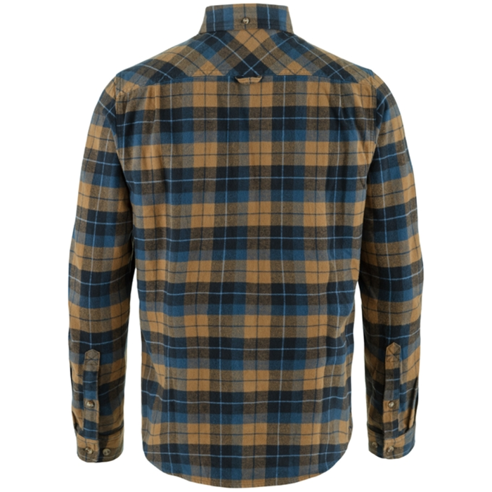 Singi Heavy Flannel Shirt M Dark Navy-Buckwheat Bild 2