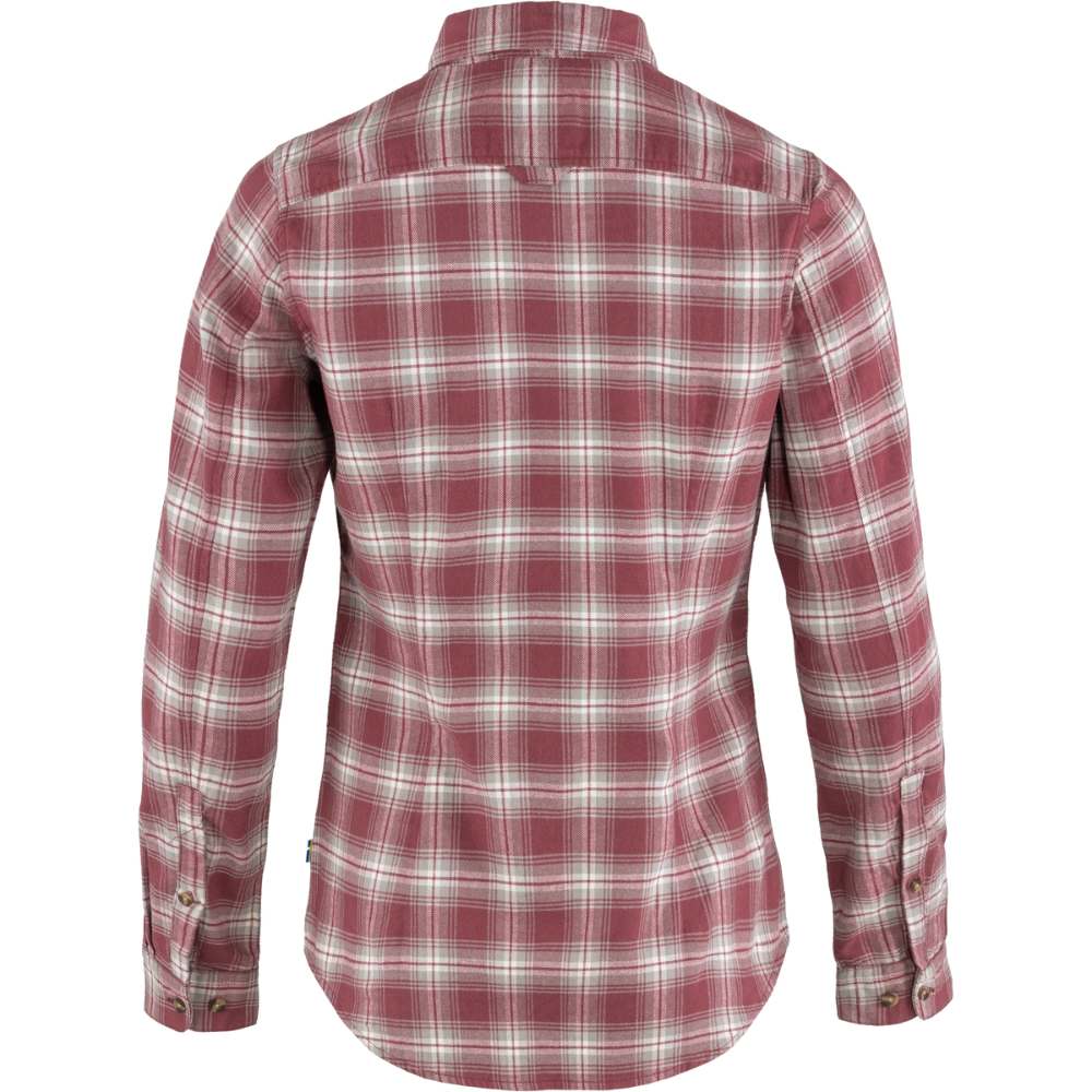 Övik Flannel Shirt W Mesa Purple-Fog Bild 2