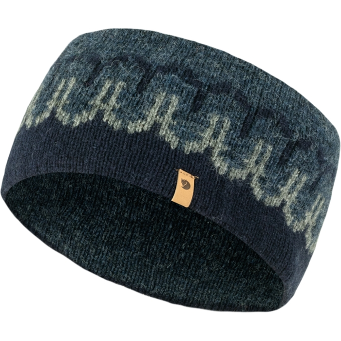 Övik Path Knit Headband Dark Navy-Navy Bild 1