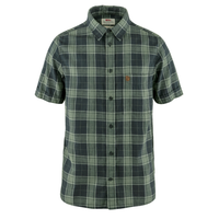 Övik Travel Shirt SS M Dark Navy-Patina Gre Bild 1
