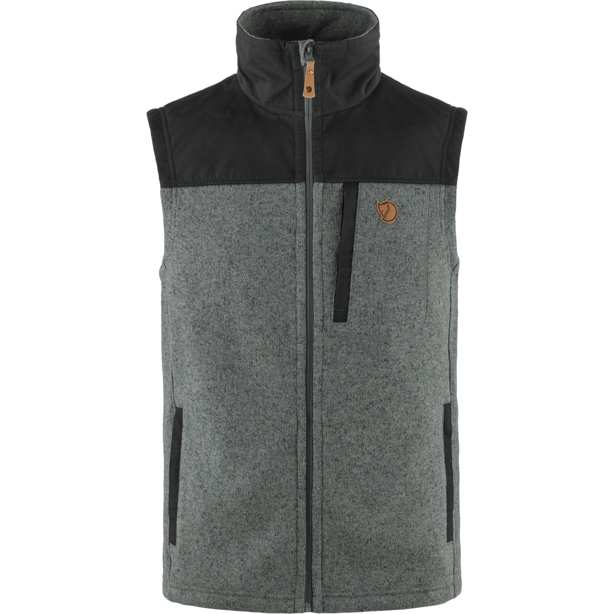 Buck Fleece Vest M Grey-Melange Bild 1