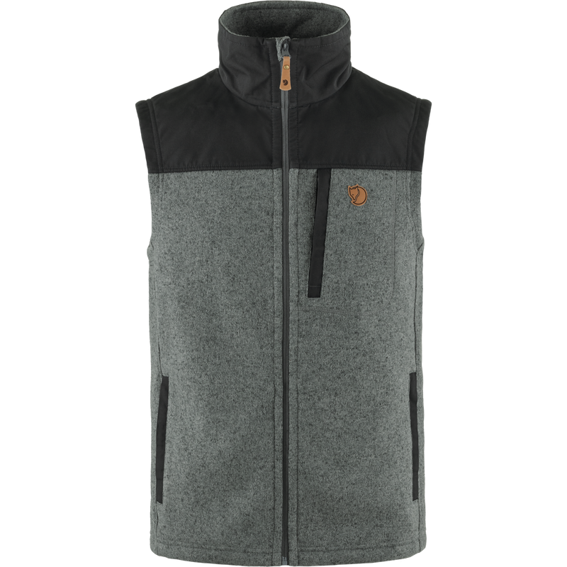 Buck Fleece Vest M Grey-Melange Bild 1
