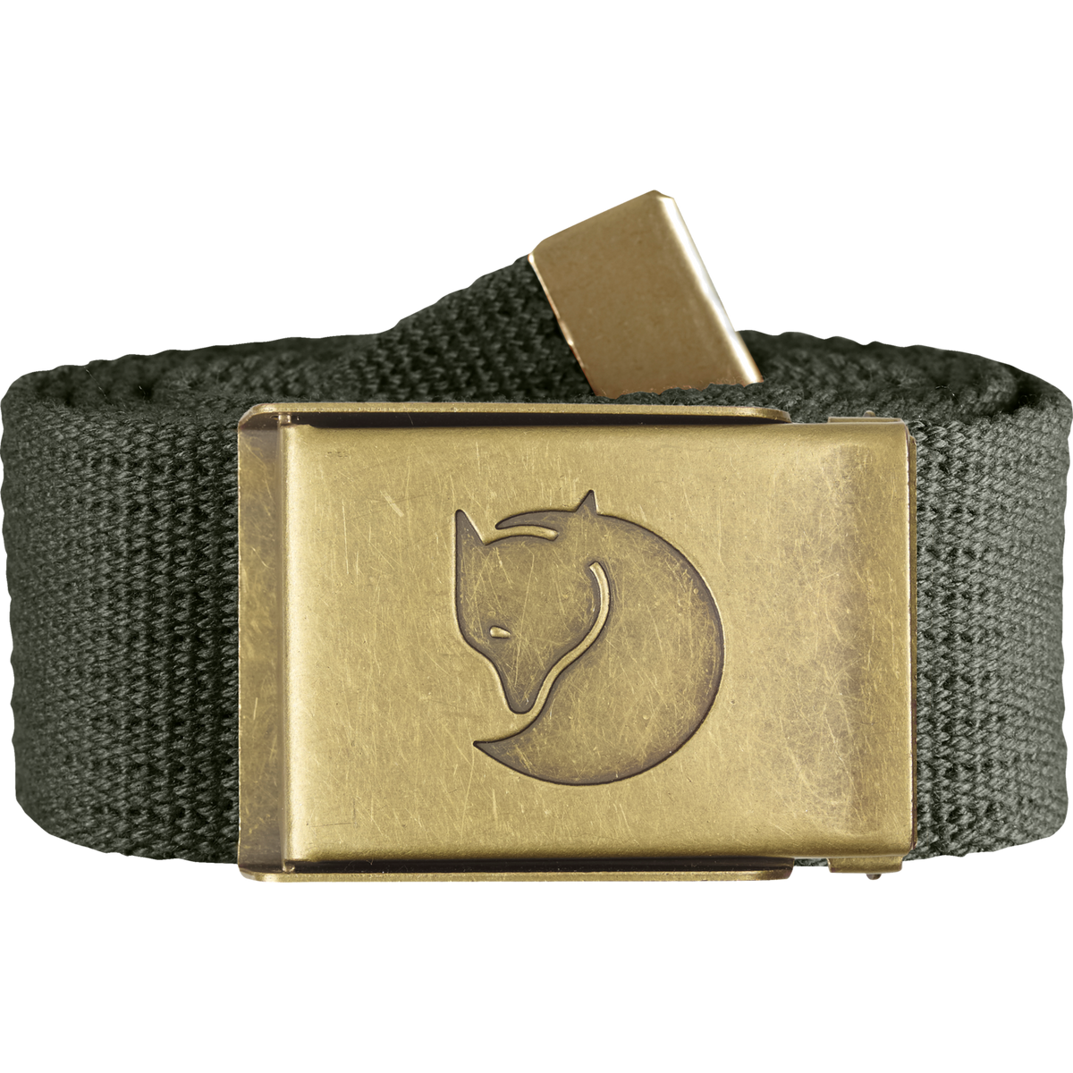 Canvas Brass Belt Mountain Grey Bild 1