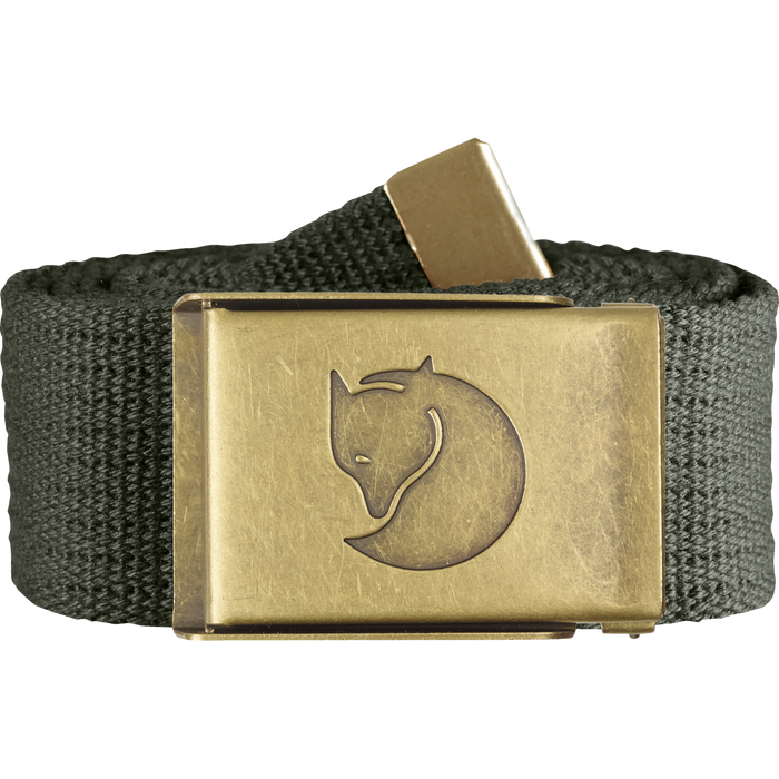 Canvas Brass Belt Mountain Grey Bild 1
