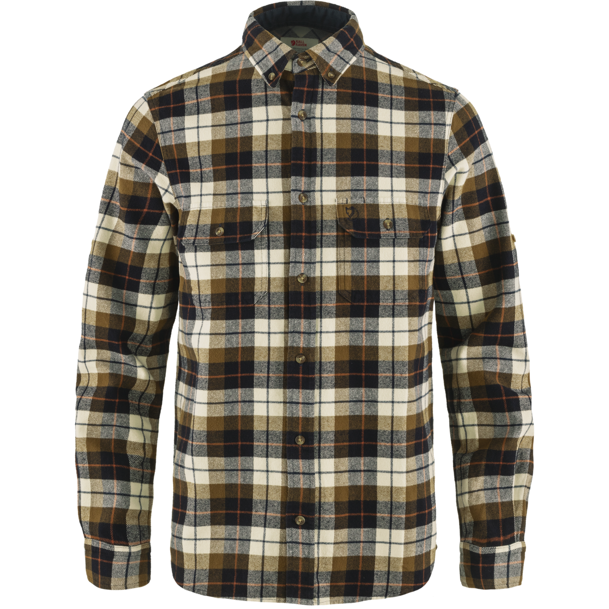 Singi Heavy Flannel Shirt M Chalk White-Dark Nav Bild 1
