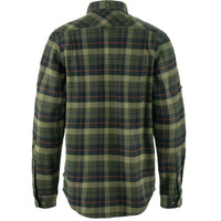 Singi Heavy Flannel Shirt M Black-Deep Forest Bild 2