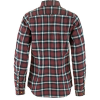 Övik Flannel Shirt W Port-Breeze Blue Bild 2