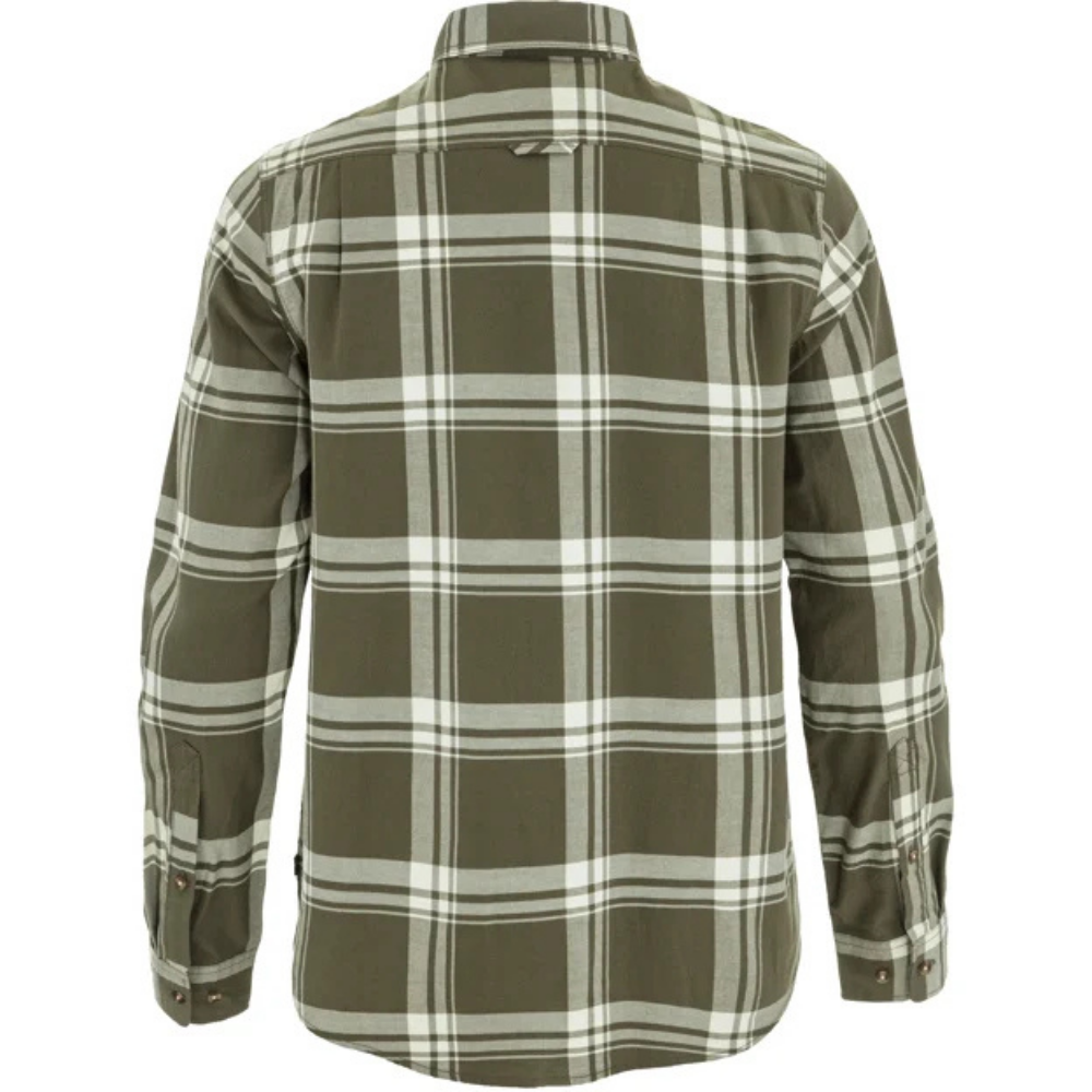 Övik Lite Flannel Shirt M Laurel Green/Chalk W Bild 2