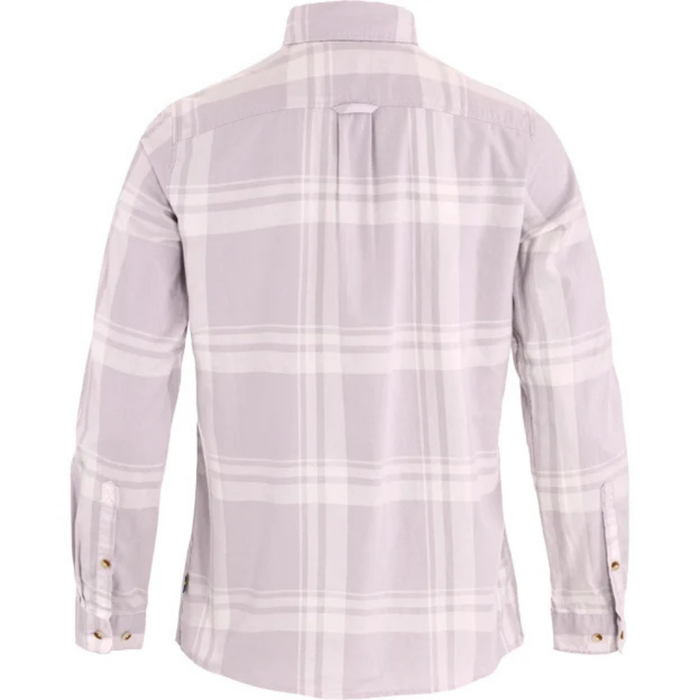 Övik Lite Flannel Shirt W Lavender Mist/Eggshe Bild 2
