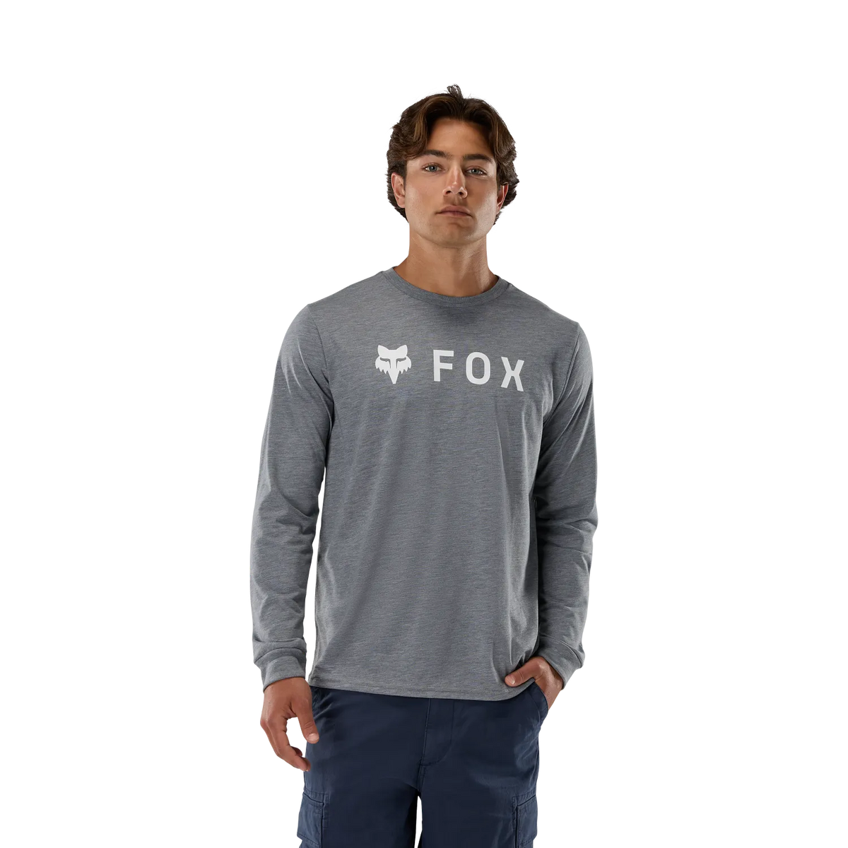 Absolute Original Dri LS Tee Heather Graphite Bild 3