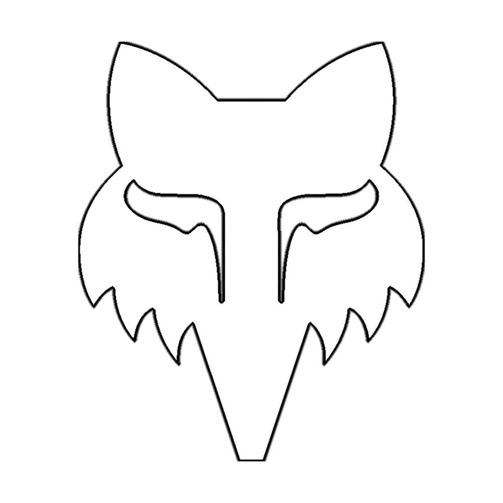 FOX HEAD 4 - DIE CUT VINYL White Bild 1