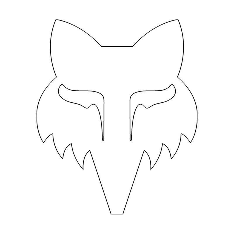 FOX HEAD 7 - DIE CUT VINYL White Bild 1