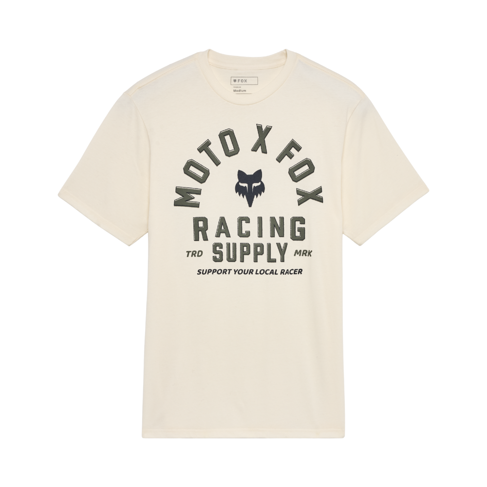 Local Racer SS Prem Tee Off White Bild 1